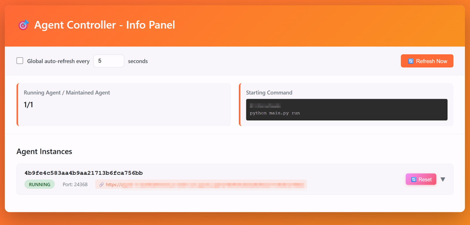 AgentBeats Controller UI